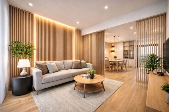 用格柵放大空間感：收納配置與動線設計一次到位